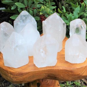 Captivating Clear Quartz Crystal Point A Majestic Beacon of Clarity and Energy