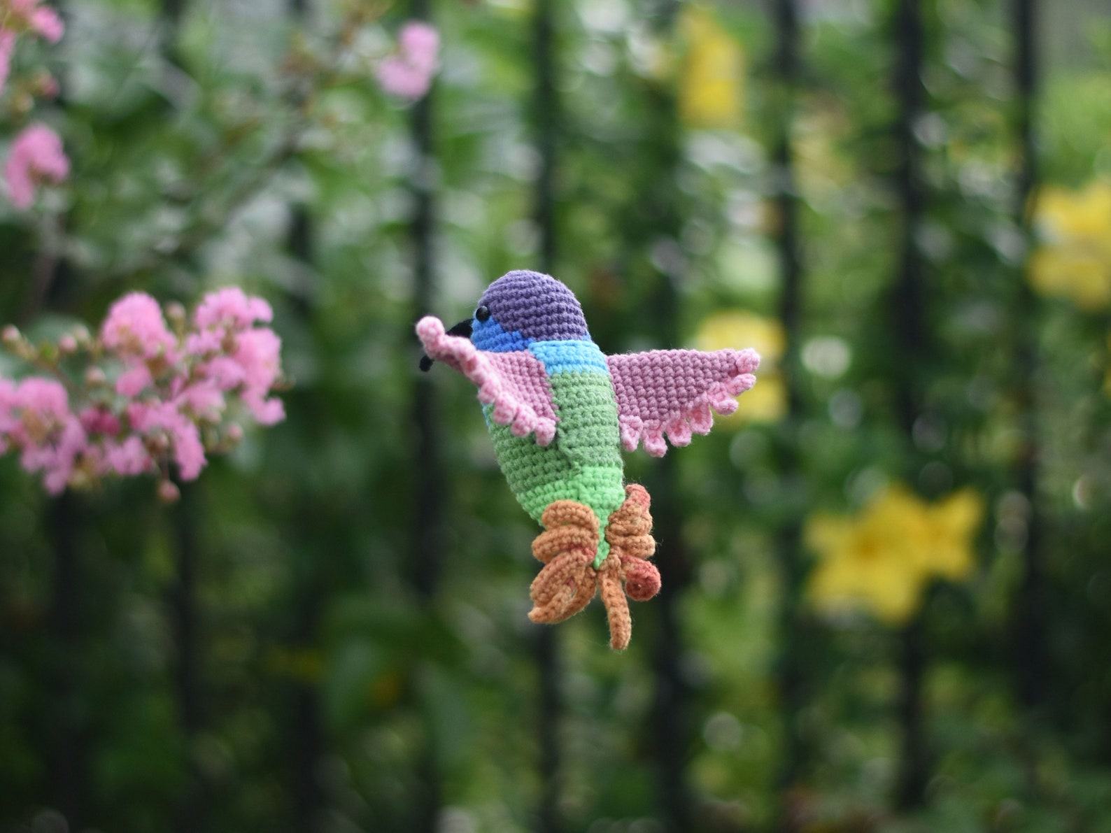 Captivating Crochet Hummingbird A Delightful Amigurumi Masterpiece for Home Decor and Custom Creations - Image 6