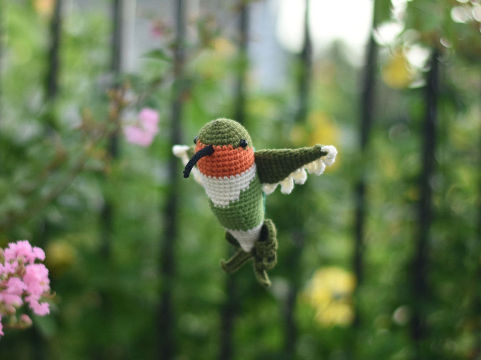 Captivating Crochet Hummingbird A Delightful Amigurumi Masterpiece for Home Decor and Custom Creations - Image 3