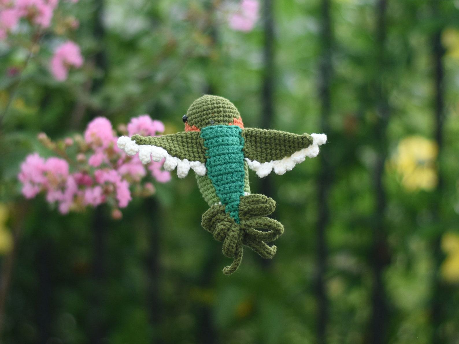 Captivating Crochet Hummingbird A Delightful Amigurumi Masterpiece for Home Decor and Custom Creations - Image 2