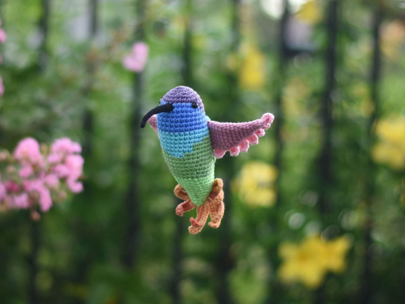 Captivating Crochet Hummingbird A Delightful Amigurumi Masterpiece for Home Decor and Custom Creations - Image 4