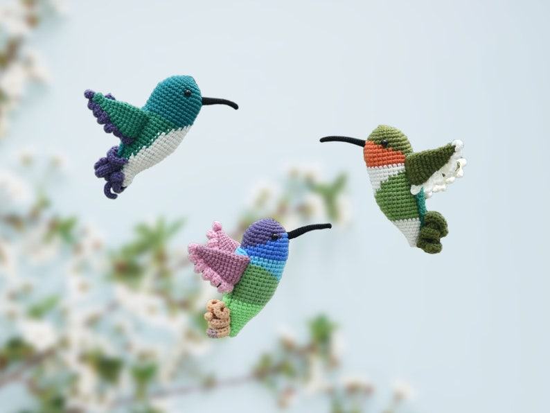 Captivating Crochet Hummingbird A Delightful Amigurumi Masterpiece for Home Decor and Custom Creations