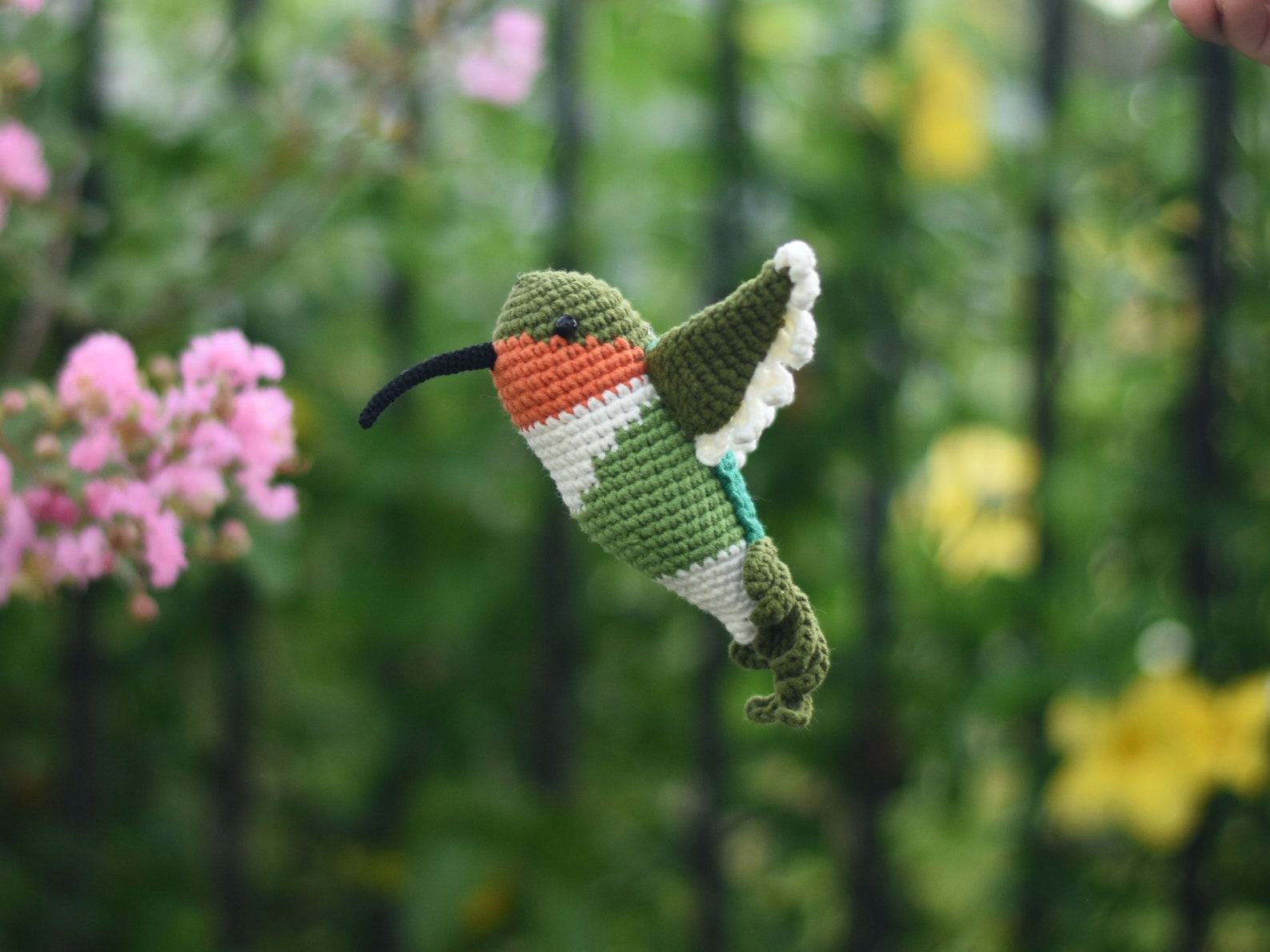 Captivating Crochet Hummingbird A Delightful Amigurumi Masterpiece for Home Decor and Custom Creations - Image 5