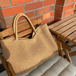 Captivating Crochet Raffia Tote The Epitome of Boho Chic for Beach and Beyond