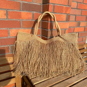 Captivating Crochet Raffia Tote The Epitome of Boho Chic for Beach and Beyond