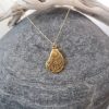 Captivating Gold Oyster Necklace Embrace the Enchanting Ocean’s Embrace