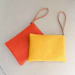 Captivating Leather Clutch A Symphony of Colors for Every Occasion