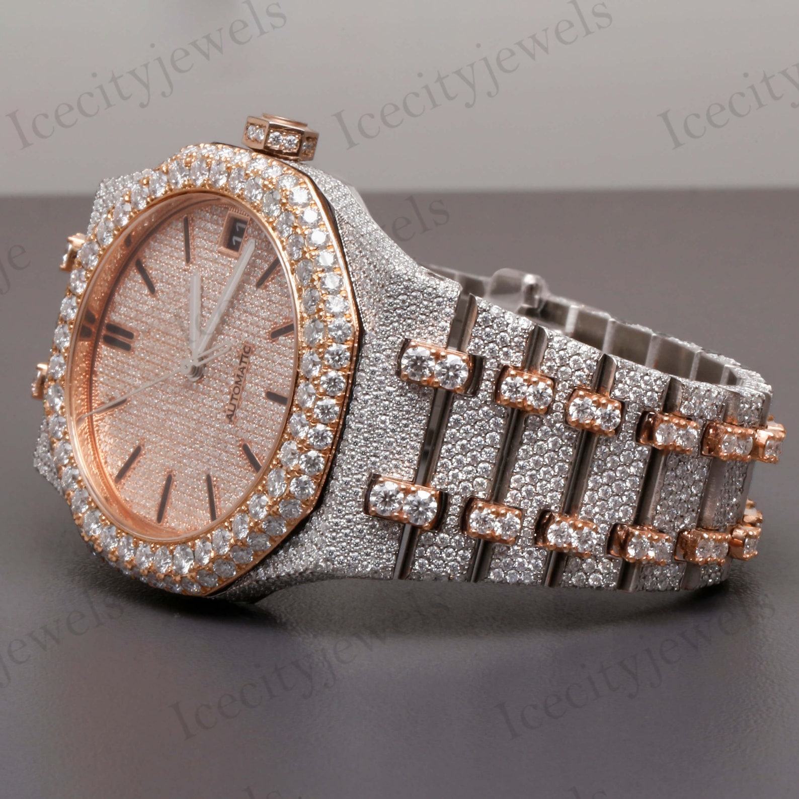 Captivating Moissanite Diamond Watch A Symphony of Luxury and Brilliance