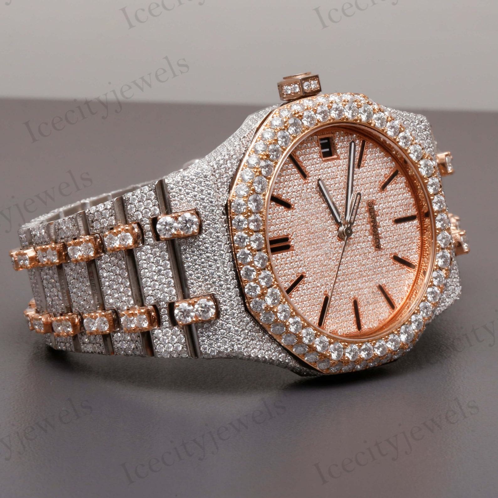 Captivating Moissanite Diamond Watch A Symphony of Luxury and Brilliance