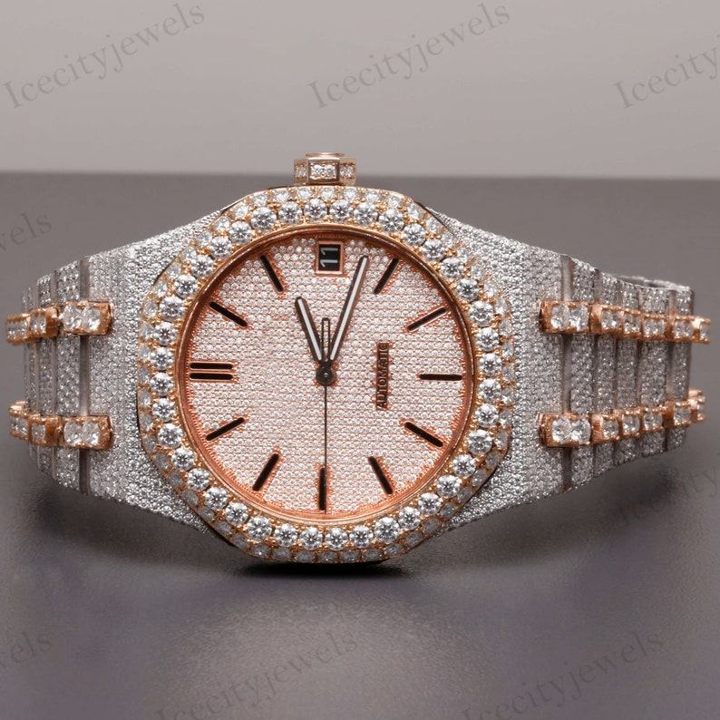Captivating Moissanite Diamond Watch A Symphony of Luxury and Brilliance
