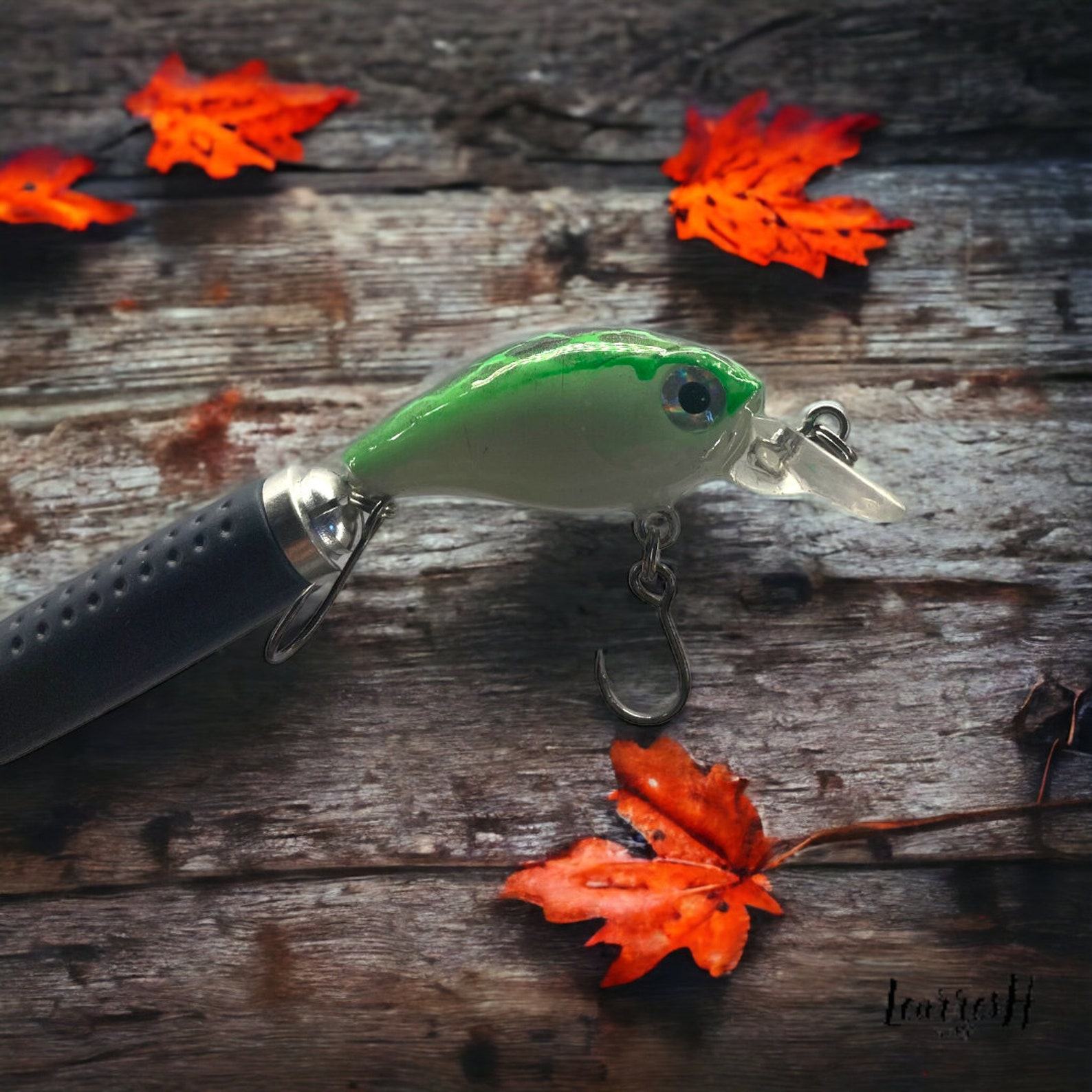 Captivating Neon Black Lure Handcrafted Trout Fishing Bait for Unforgettable Catches