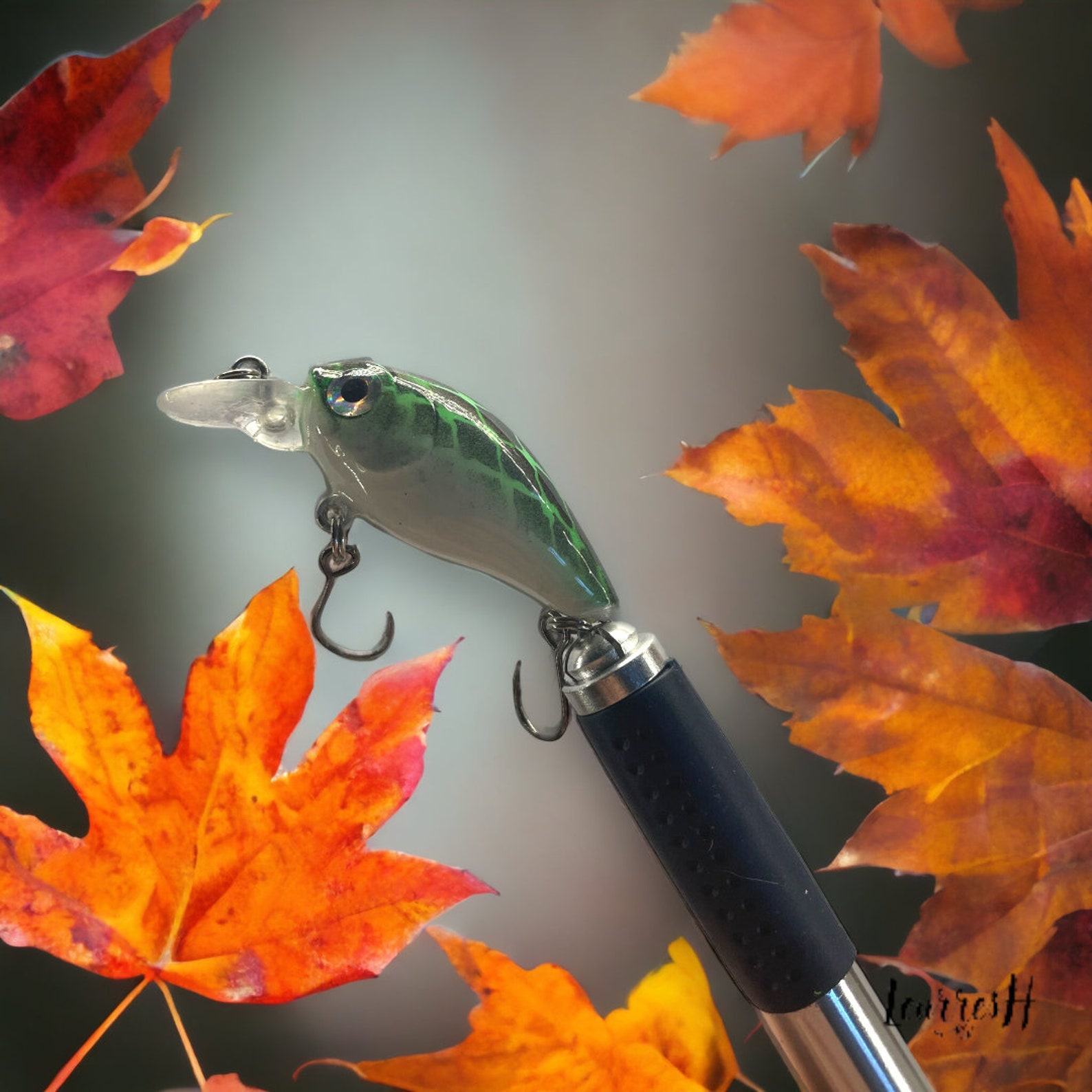 Captivating Neon Black Lure Handcrafted Trout Fishing Bait for Unforgettable Catches