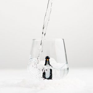 Captivating Penguin Drinking Glass A Quirky Animal Figure for Home Dcor and Item-Giving