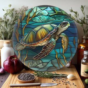 Captivating Turtle Cutting Board A Culinary Canvas for Charcuterie and More