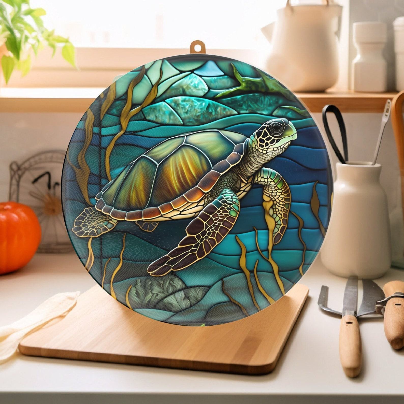 Captivating Turtle Cutting Board A Culinary Canvas for Charcuterie and More