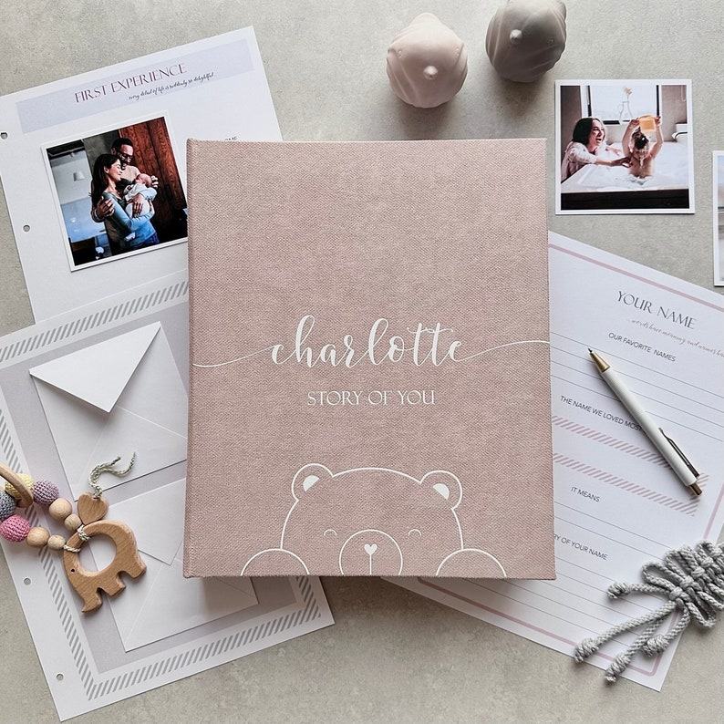 Capture Baby’s Precious Moments Personalized Milestone Book for Modern Memories