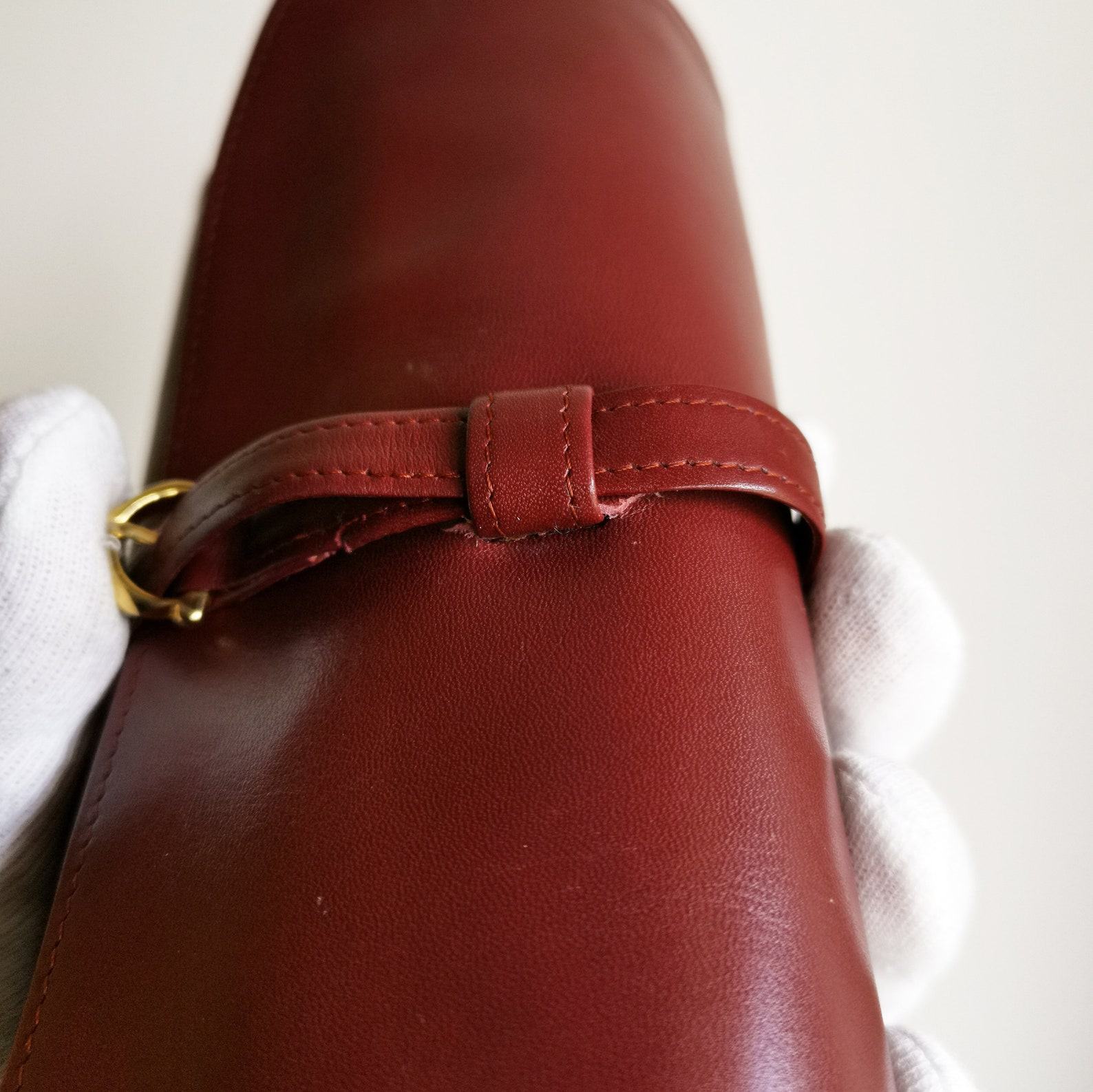 CARTIER Vintage Jewelry Coffret Timeless Elegance in Red Leather