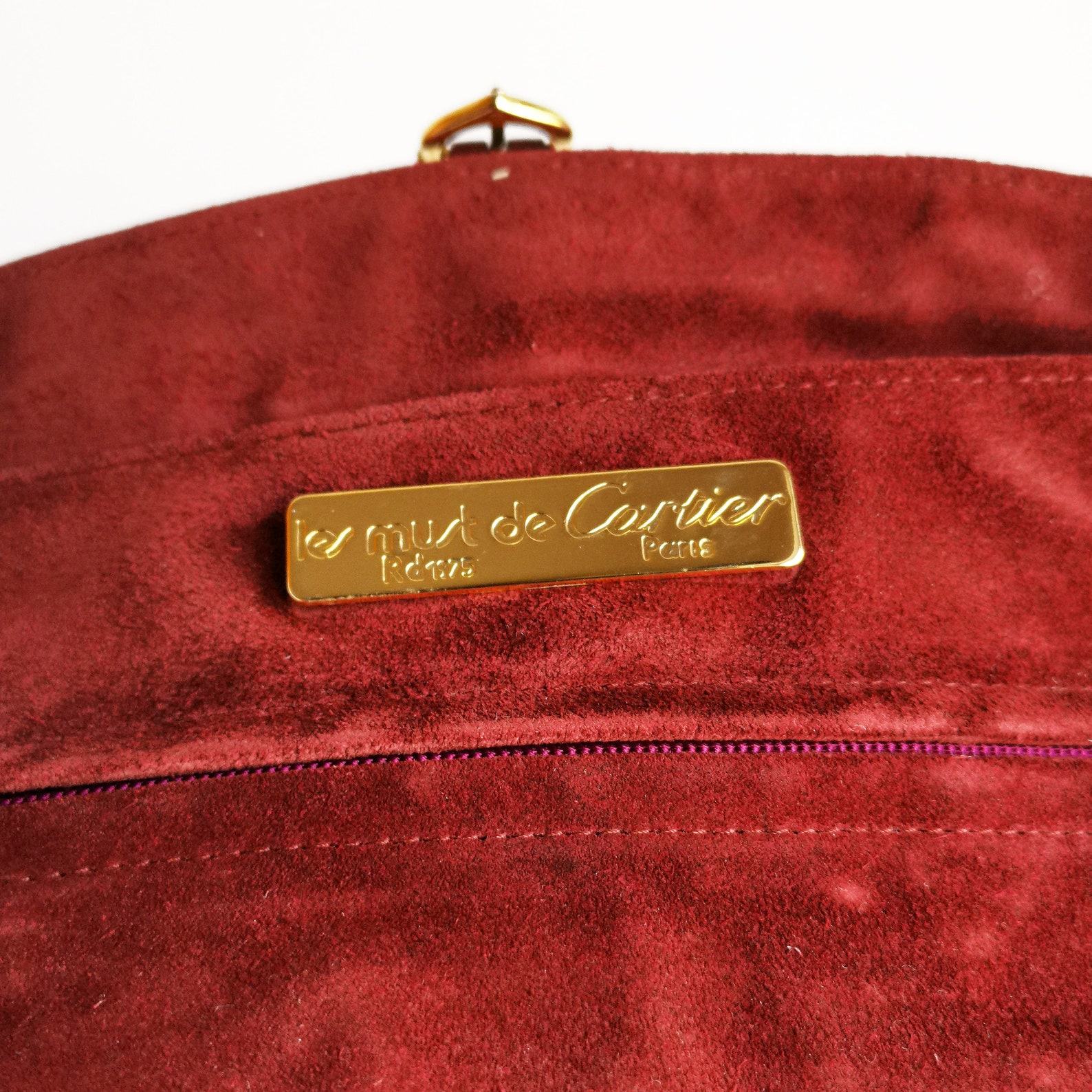 CARTIER Vintage Jewelry Coffret Timeless Elegance in Red Leather
