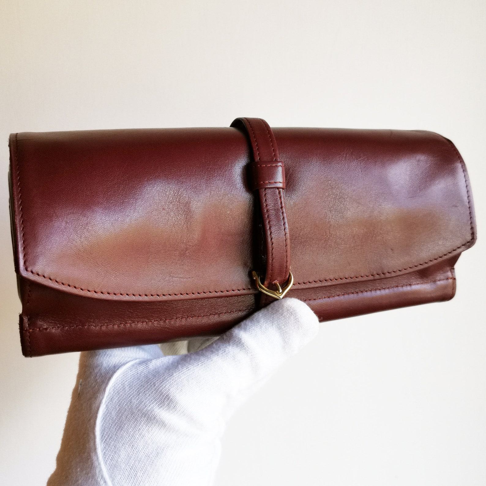 CARTIER Vintage Jewelry Coffret Timeless Elegance in Red Leather