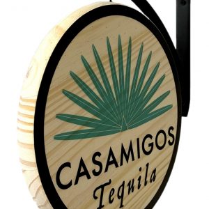 Casamigos Tequila Double Sided Sign Elevate Your Home Bar with Authentic Mexican Style