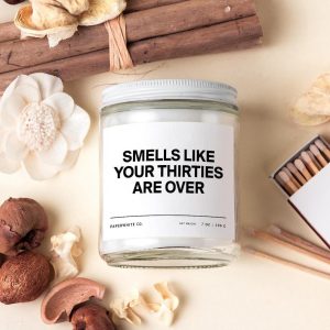 Celebrate 40 Years of Fabulous Personalized Candle for the End of Your Thirties