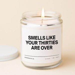 Celebrate 40 Years of Fabulous Personalized Candle for the End of Your Thirties
