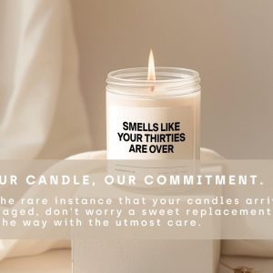 Celebrate 40 Years of Fabulous Personalized Candle for the End of Your Thirties