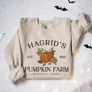 Celebrate Fall, Halloween, and Thanksgiving 2024 in Style with Hagrid’s Pumpkin Patch Sweatshirt