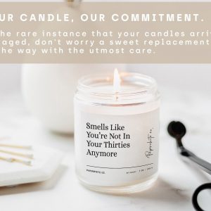 Celebrate Her 40th Personalized Candle for a Milestone Birthday