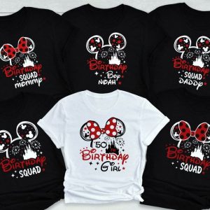 Celebrate the Magic Disney Birthday Shirts for the Whole Family
