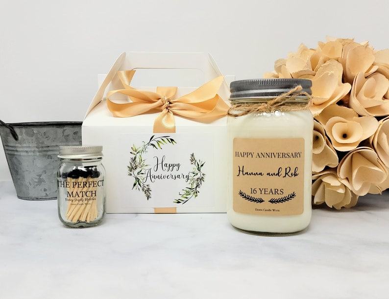 Celebrate Your Love Personalized Anniversary Candle – A Timeless Keepsake
