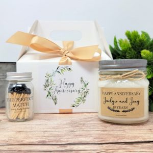Celebrate Your Love Personalized Anniversary Candle – A Timeless Keepsake