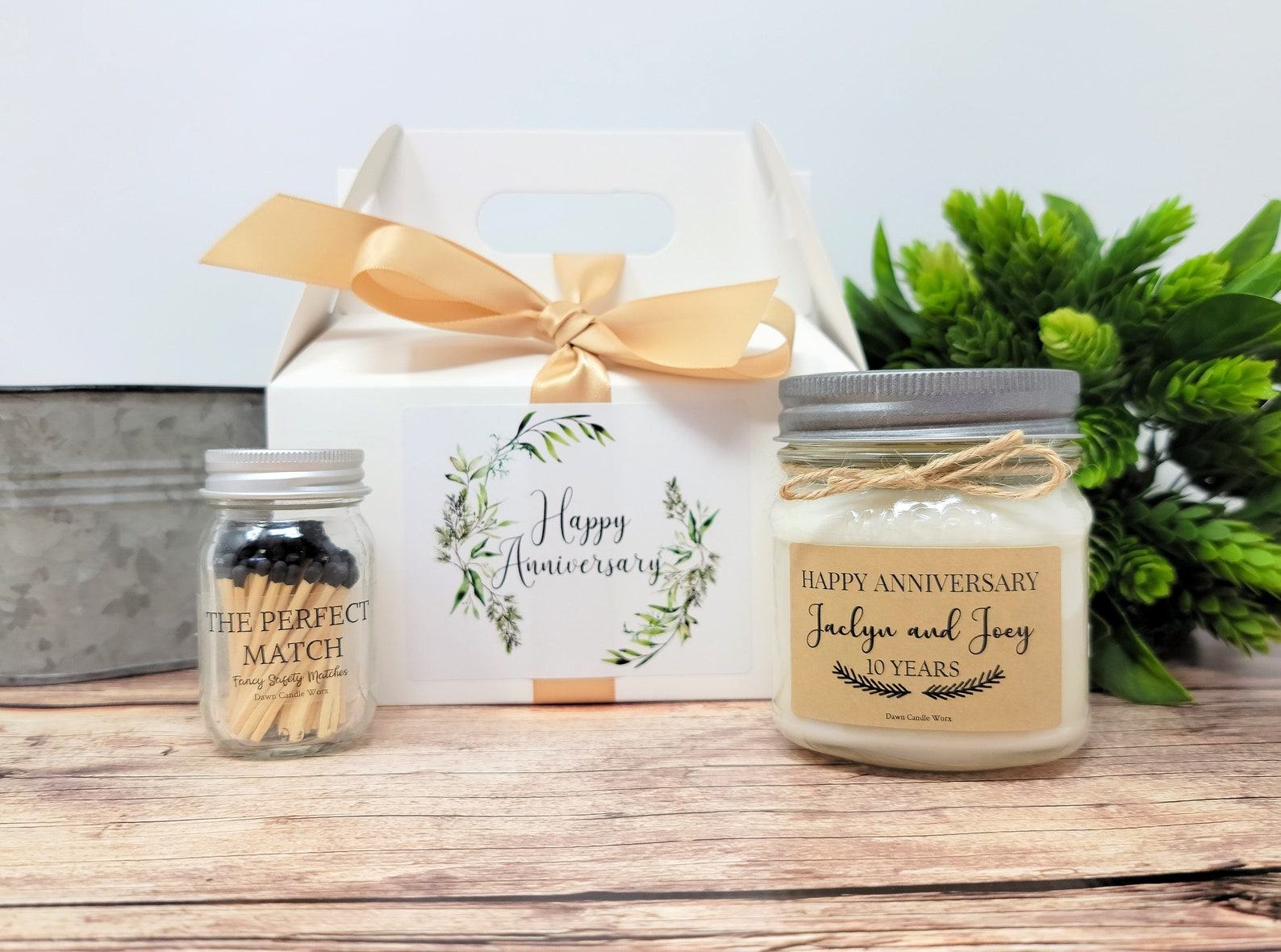 Celebrate Your Love Personalized Anniversary Candle – A Timeless Keepsake - Image 2