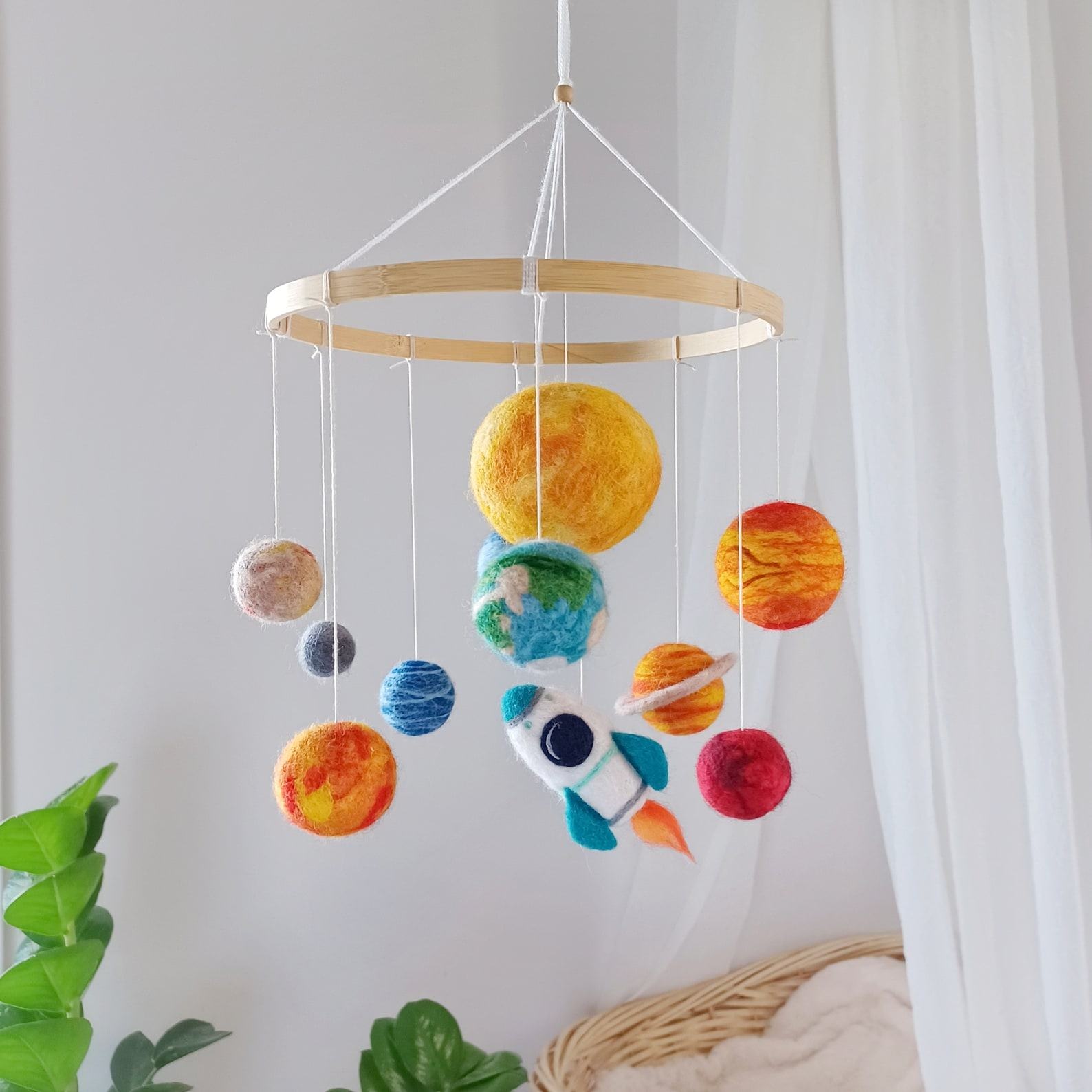Celestial Adventure Solar System Mobile for Baby’s Cosmic Dreams