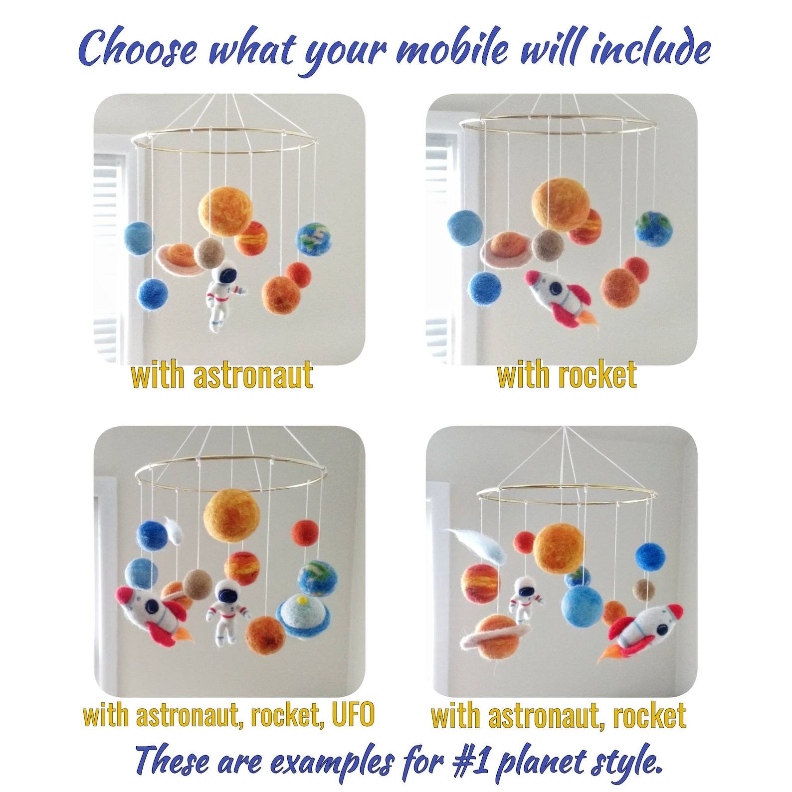 Celestial Adventure Solar System Mobile for Baby’s Cosmic Dreams