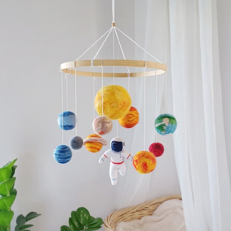Celestial Adventure Solar System Mobile for Baby’s Cosmic Dreams