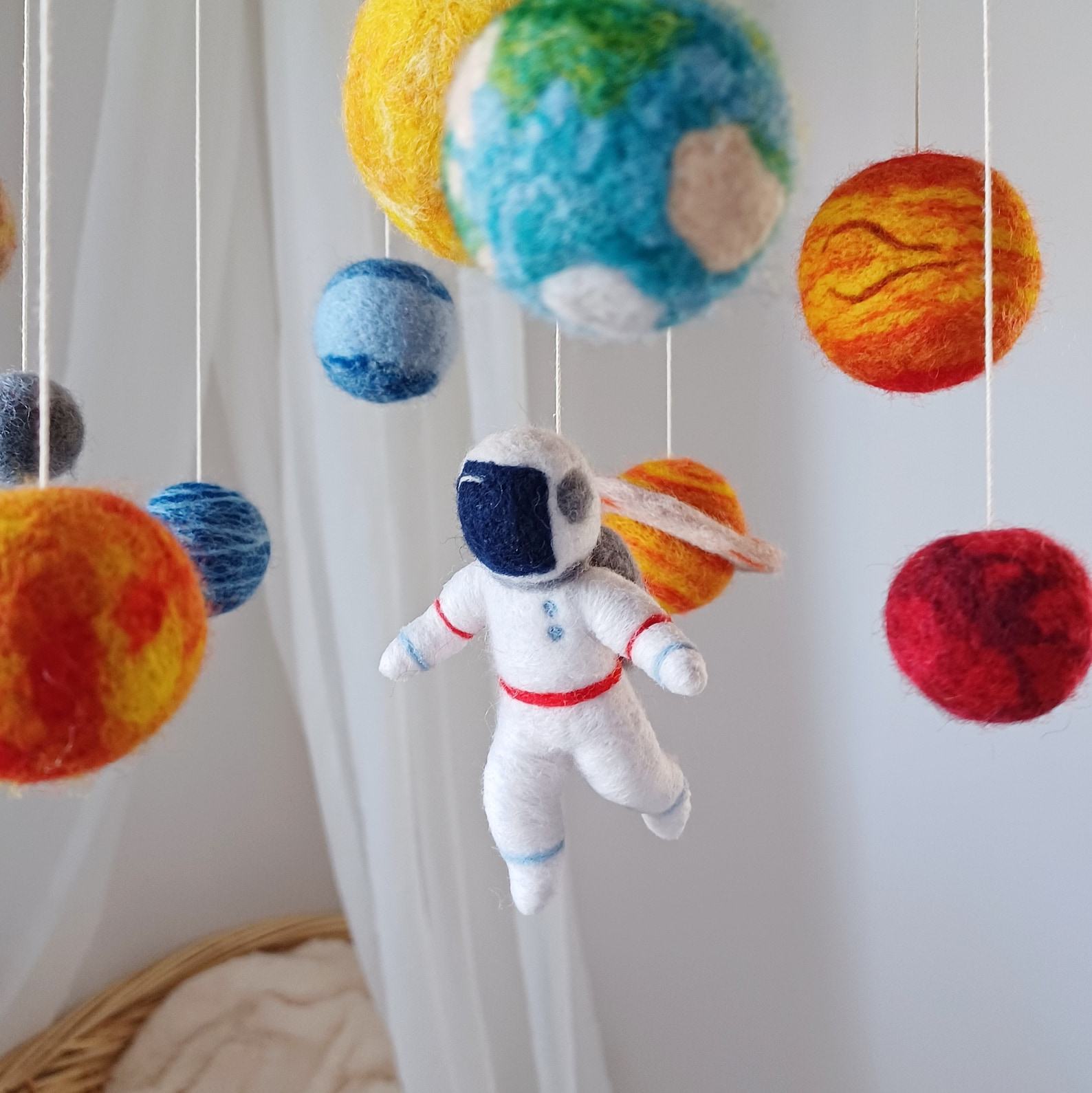 Celestial Adventure Solar System Mobile for Baby’s Cosmic Dreams