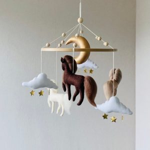 Celestial Dreams Neutral Nursery Mobile for Sweet Slumbers