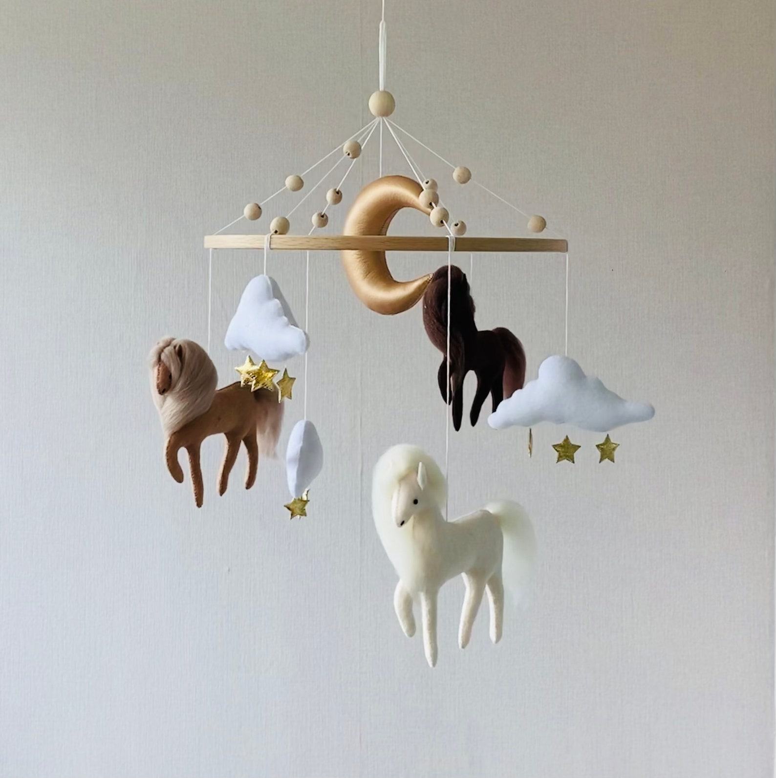 Celestial Dreams Neutral Nursery Mobile for Sweet Slumbers