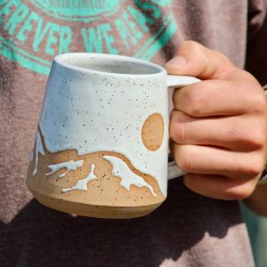 Celestial Sips from the Mountains Handmade Mug by Salt of the Earth Pottery