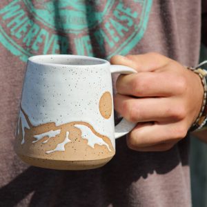 Celestial Sips from the Mountains Handmade Mug by Salt of the Earth Pottery