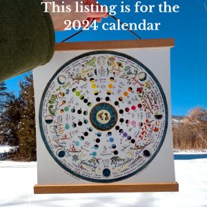 Celestial Tapestry Lunar Calendar and Wheel of the Year Art Prints