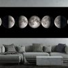Celestial Tapestry Moon Phase Canvas Art for Lunar-Inspired Home Decor