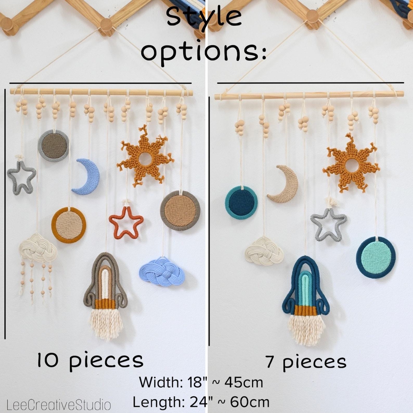 Celestial Tapestry Rocket Ship Wall Art for Cosmic Explorers