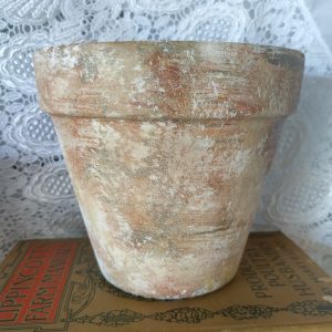 Charming French Country Rooster Terracotta Planter Rustic Hen or Chicken Le Poulet in Distressed Aged Look (4 or 6 in Clay Pot)