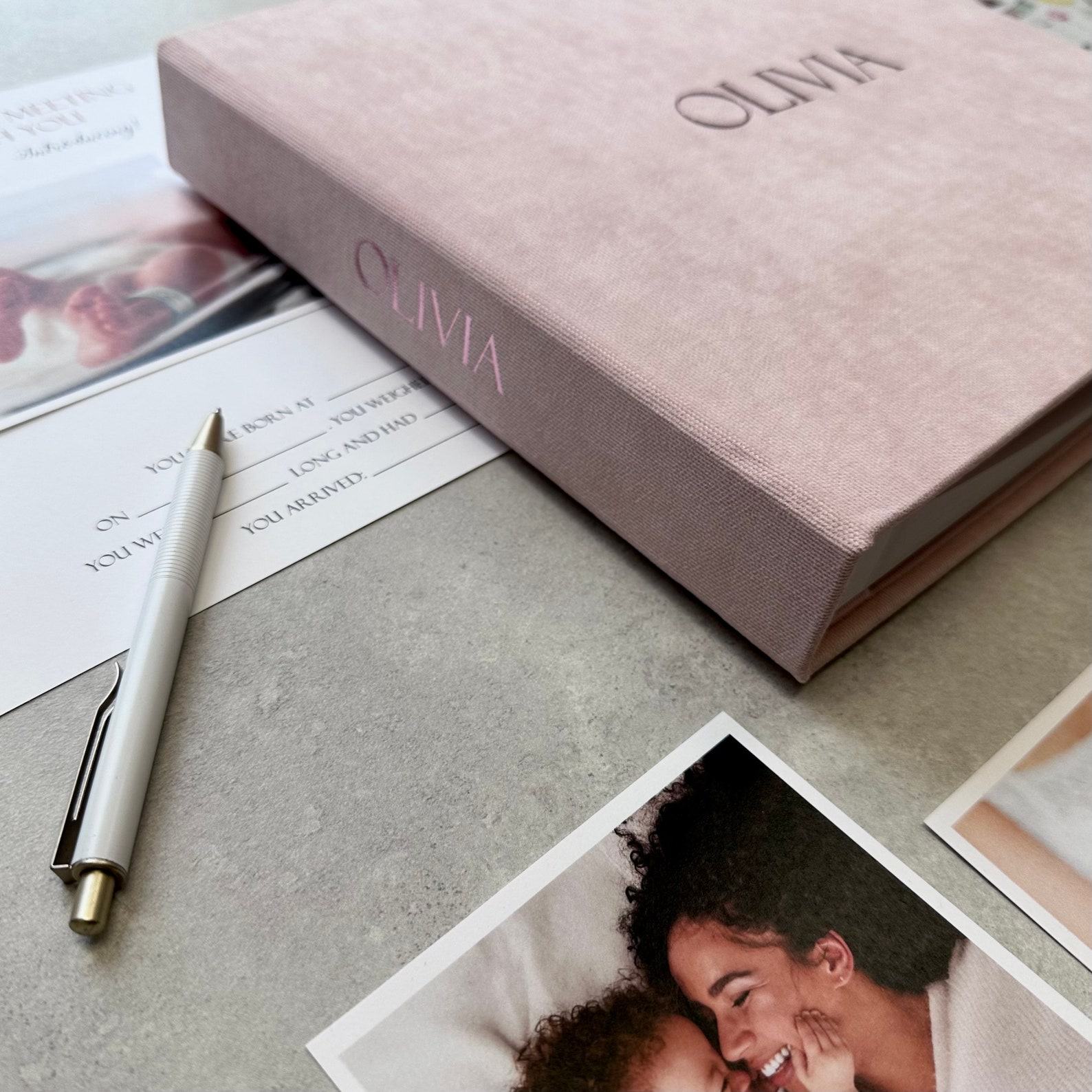 Cherished Memories A Modern Baby Journal for Your Little One’s First Five Years