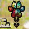 Cherished Memories Dog Memorial Suncatcher, Honoring the Rainbow Bridge Journey