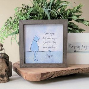Cherished Memories Personalized Cat Memorial Item for Grieving Pet Owners