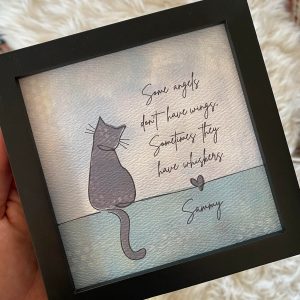 Cherished Memories Personalized Cat Memorial Item for Grieving Pet Owners