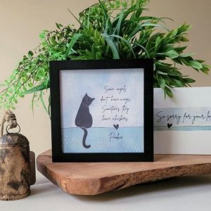 Cherished Memories Personalized Cat Memorial Item for Grieving Pet Owners